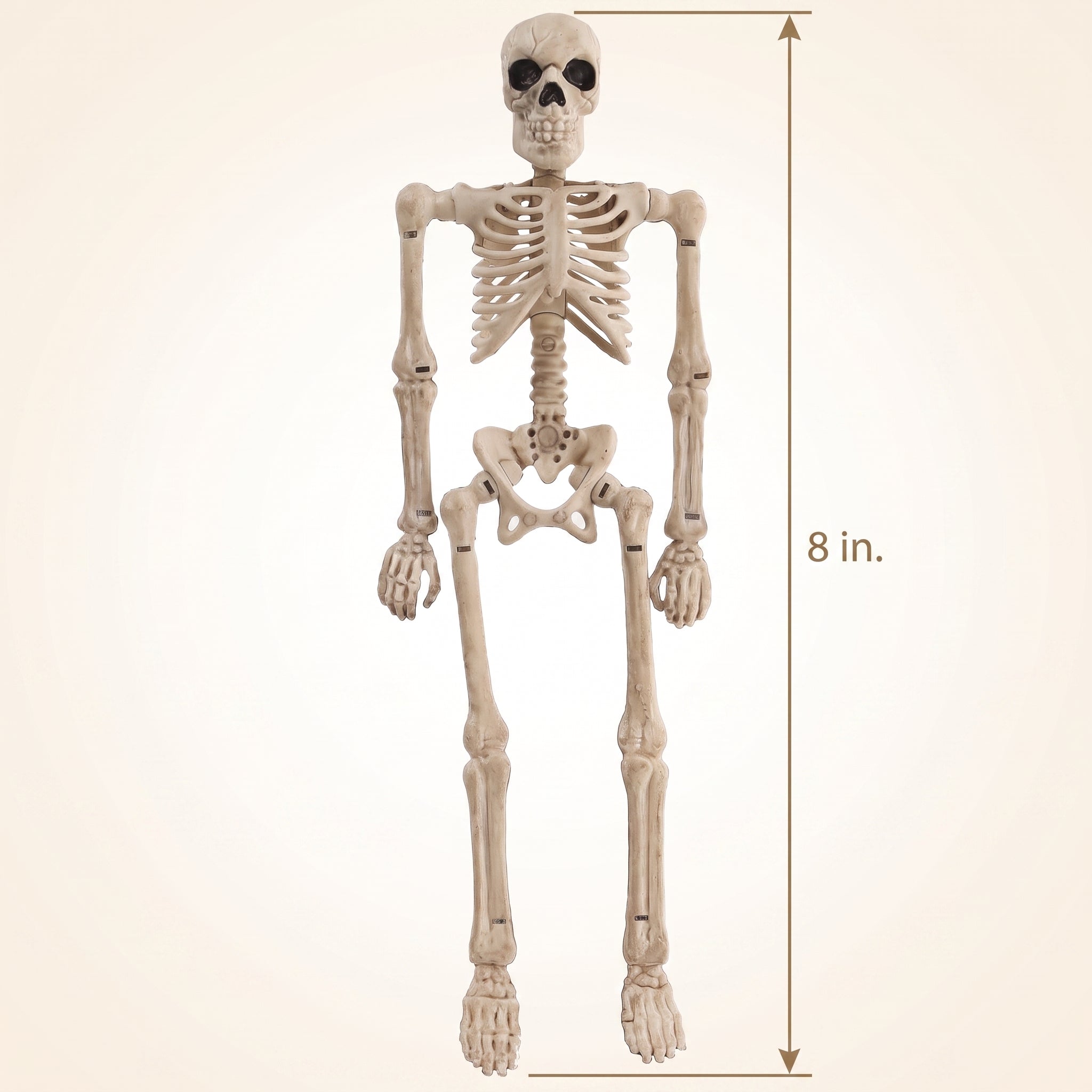 8-Inch Mini Skeleton Halloween Decoration