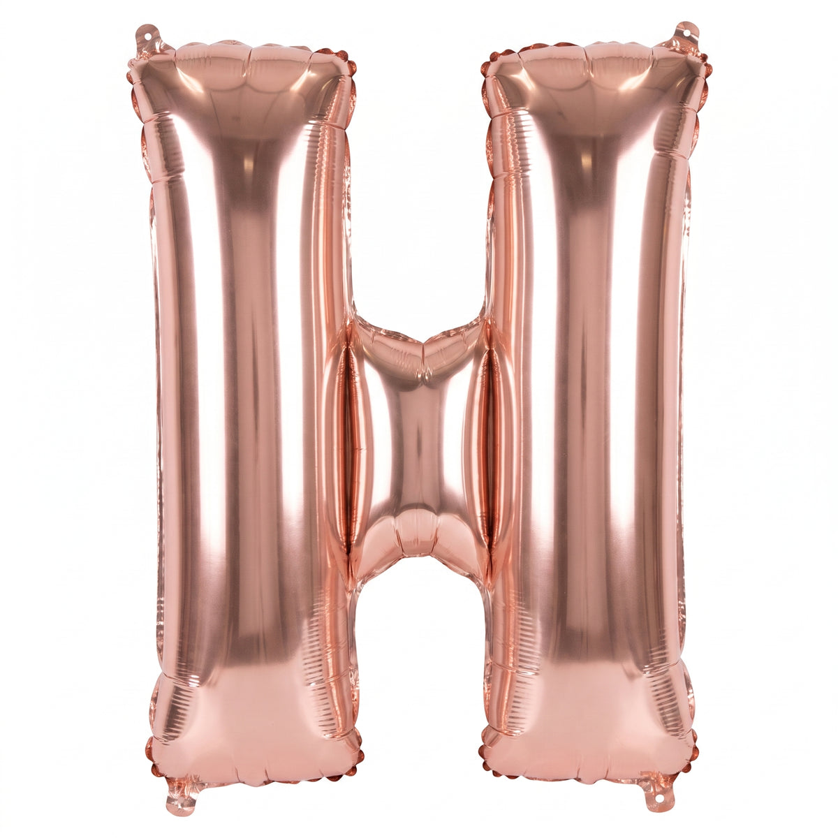Rose Gold Foil Letter H Balloon