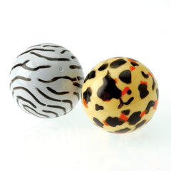 Animal Print Bouncy Ball/6 Per Disp