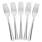 Heavy Duty Clear Plastic Forks | 50 Count