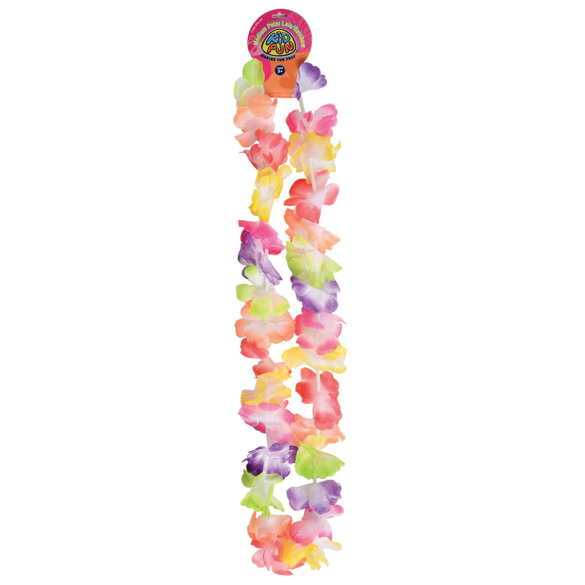 Medium Petal Leis/Rainbow