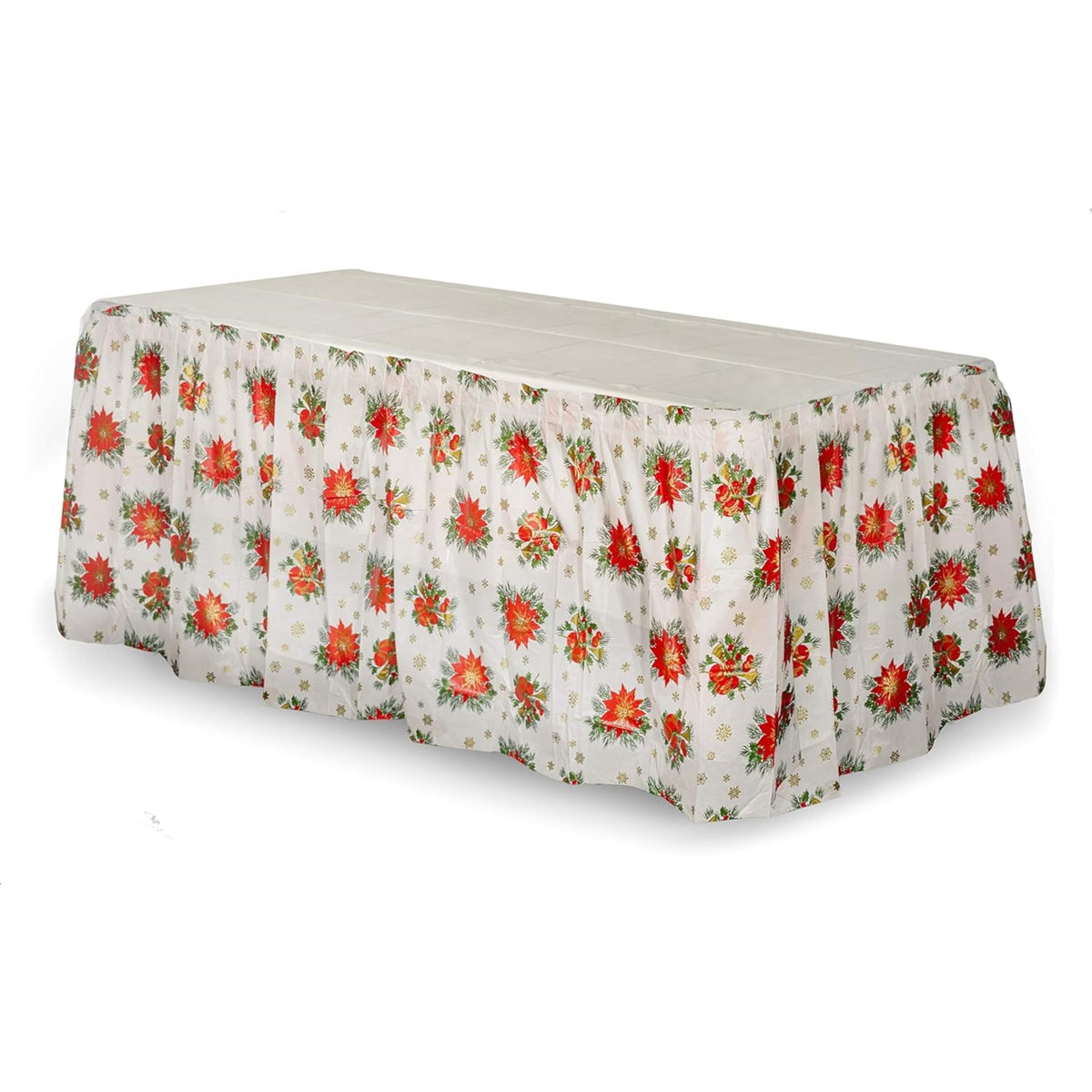 Holiday Printed Table Skirt 14' x 29"