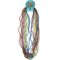 Metallic Bead Necklaces/Asst