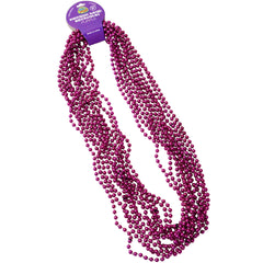 Metallic Bead Necklaces/Purple