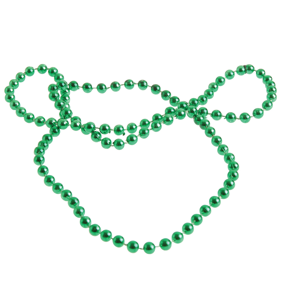 Metallic Bead Necklaces/Green