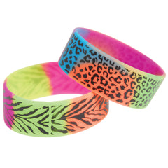 Rainbow Animal Print Bracelets