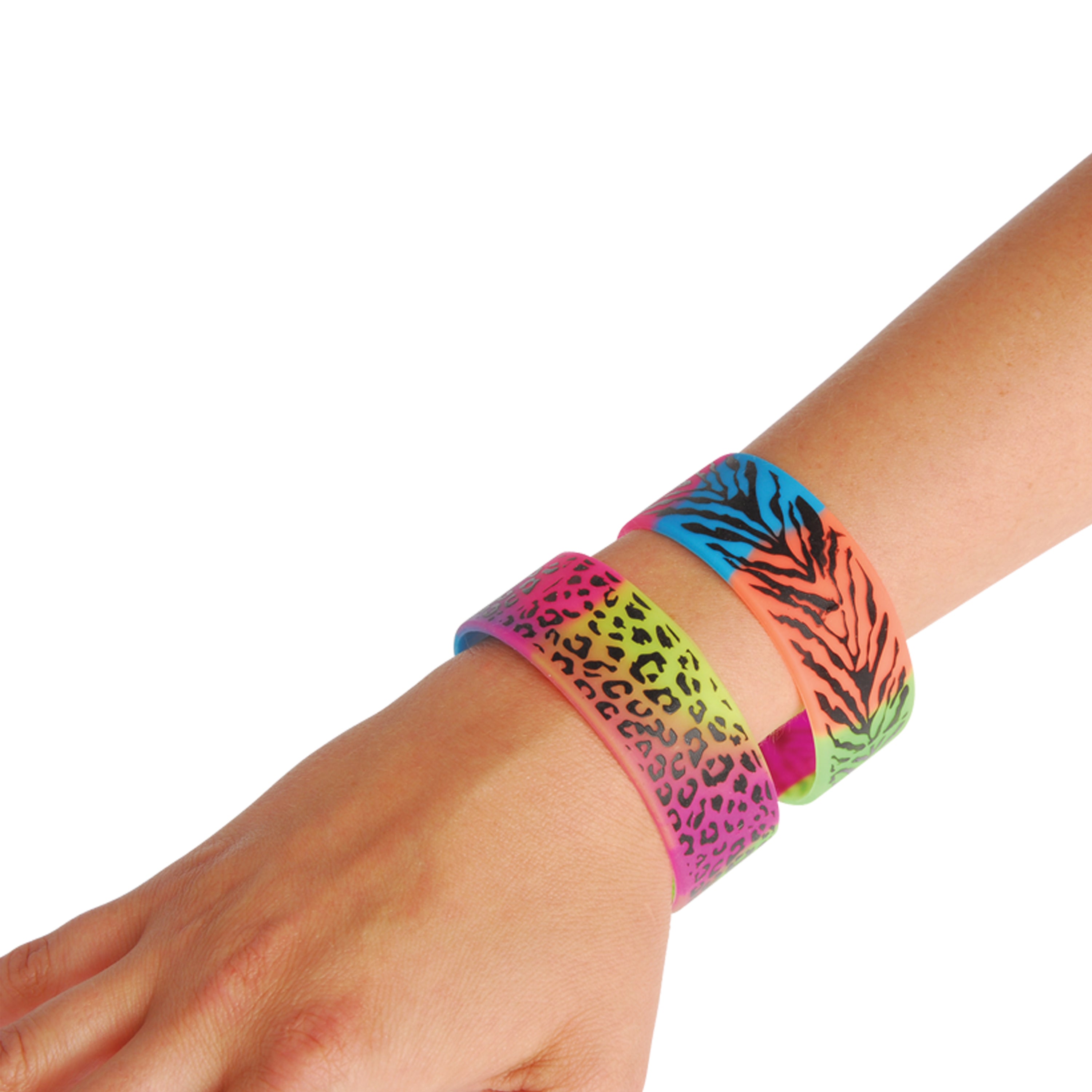 Rainbow Animal Print Bracelets