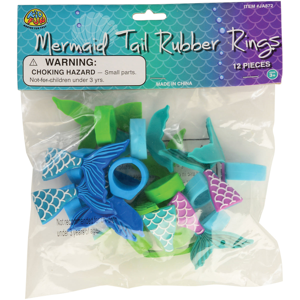 Mermaid Tail Rubber Rings