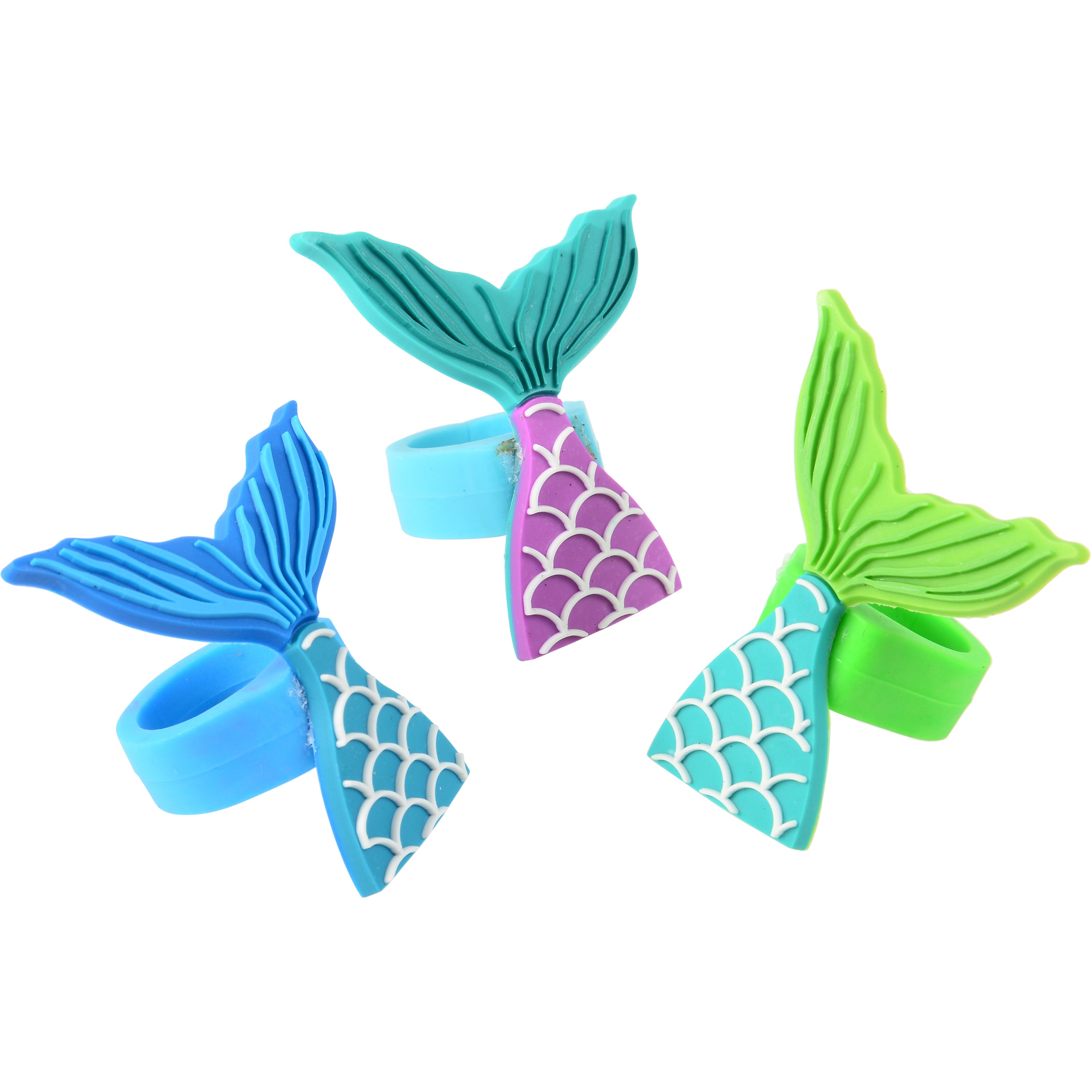 Mermaid Tail Rubber Rings