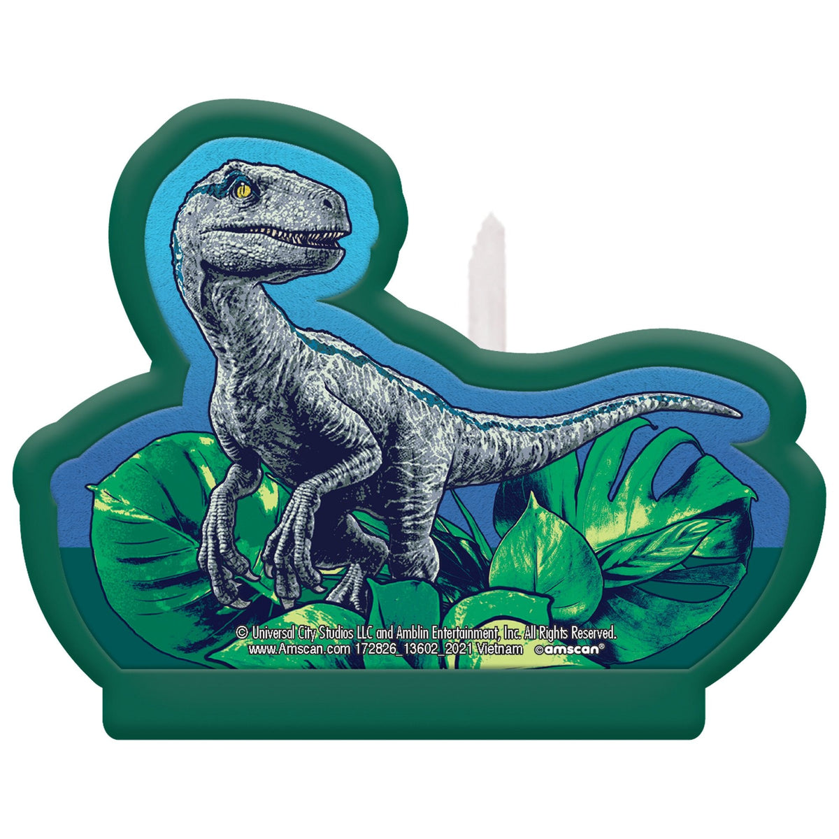 Jurassic World Birthday Candle | 4.5 In.