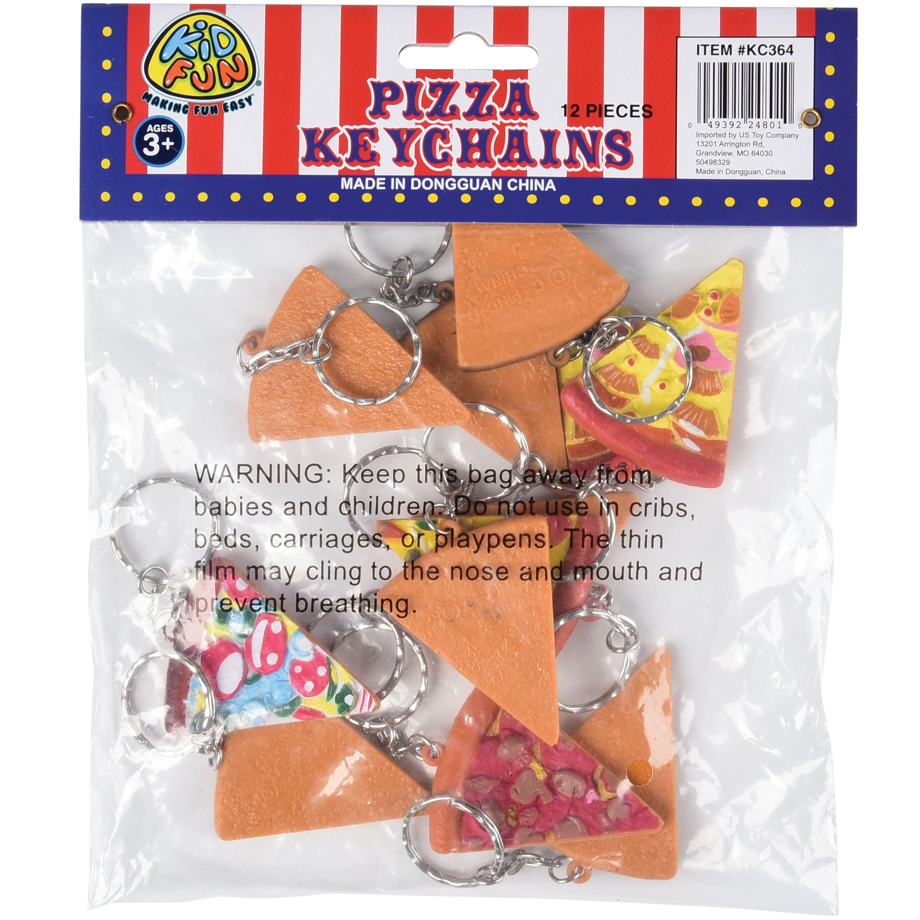 Pizza Keychains