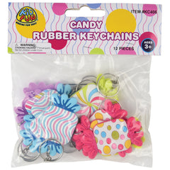 Candy Rubber Keychains