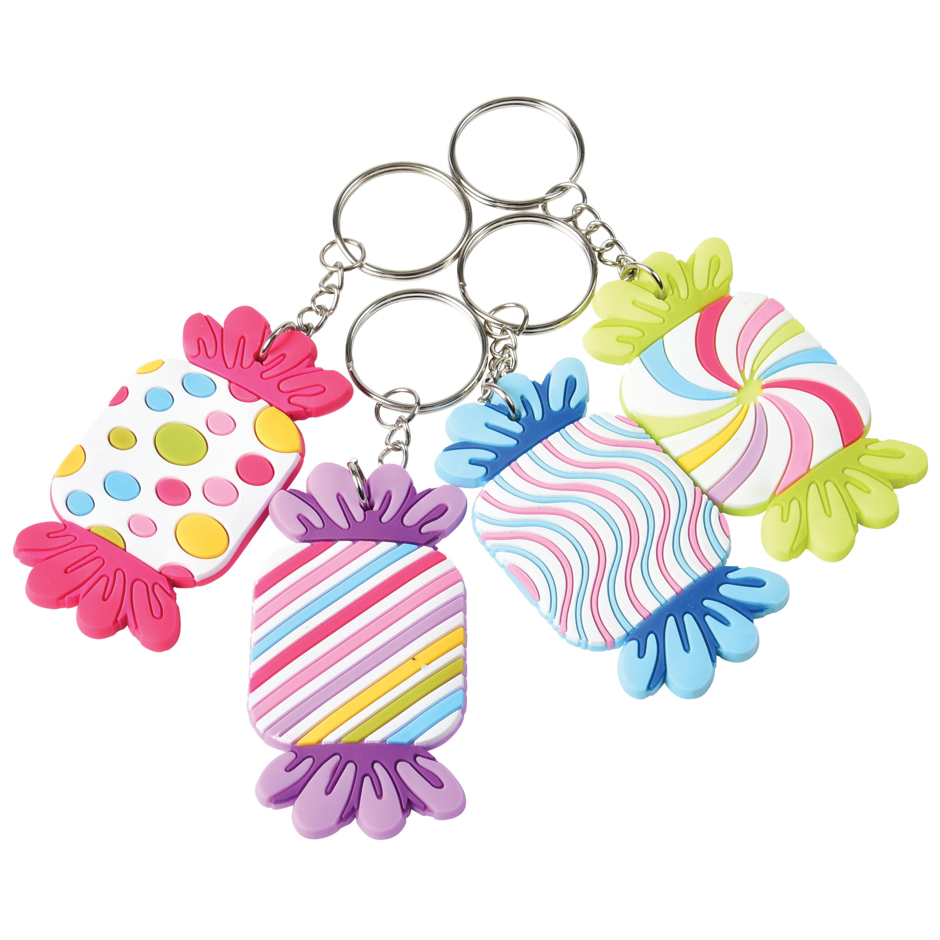 Candy Rubber Keychains