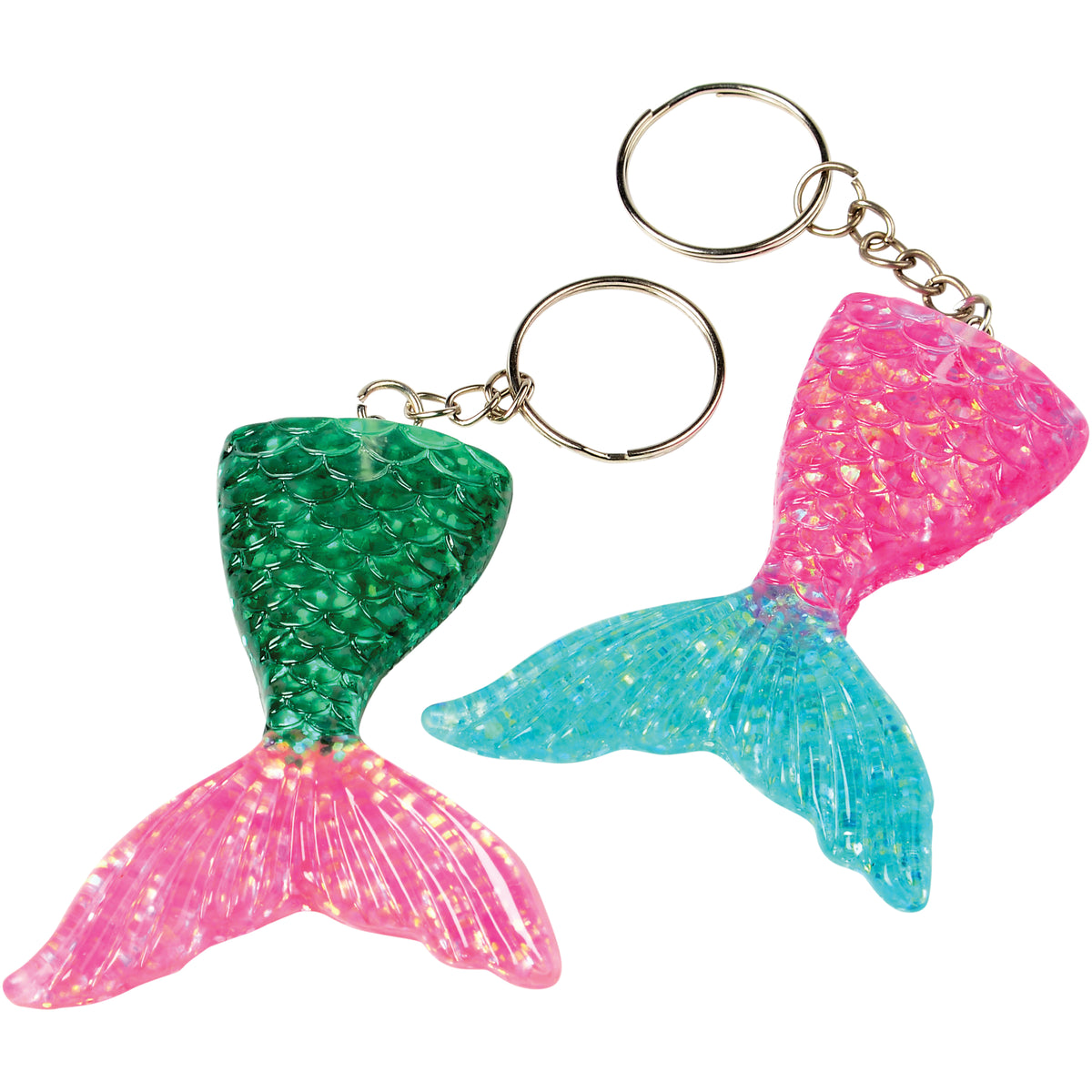 Mermaid Tail Keychains/8 Per Pkg