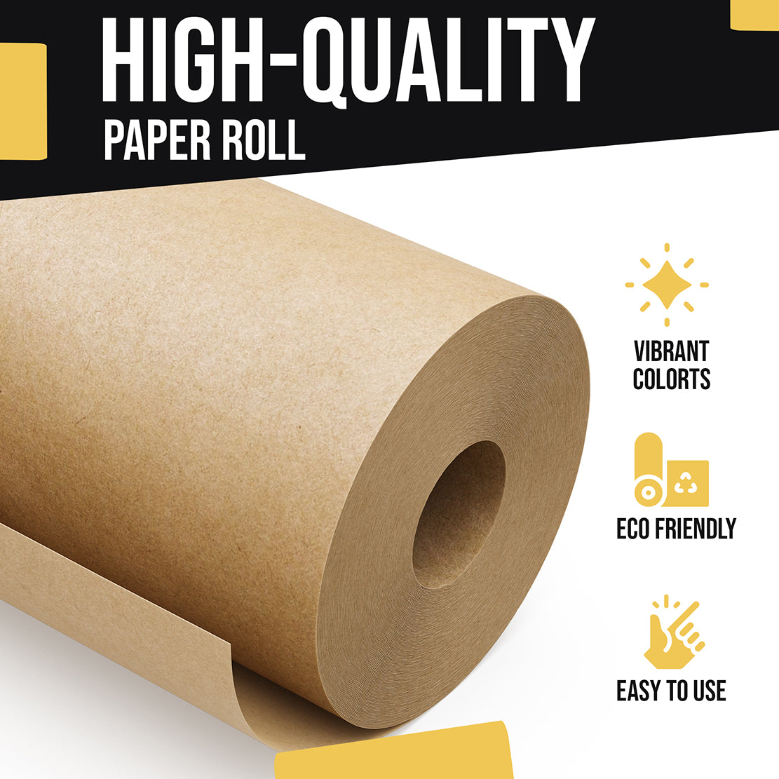 17.75" x 110' Kraft Paper Roll | Natural