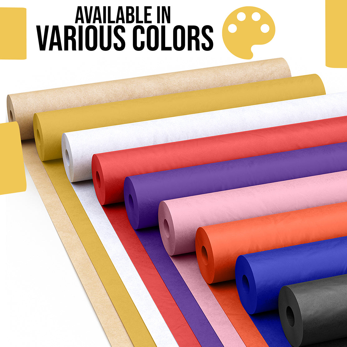 17.75" x 110' Kraft Paper Roll | Natural