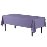 Premium Lavender Plastic Table Cover - 54 In. x 108 In.