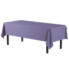 Premium Lavender Plastic Table Covers | 12 Pack