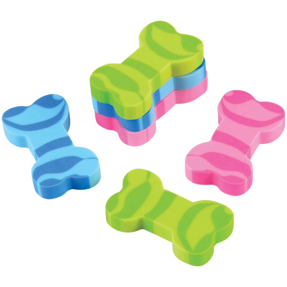 Dog Bone Erasers/36 Per Pkg