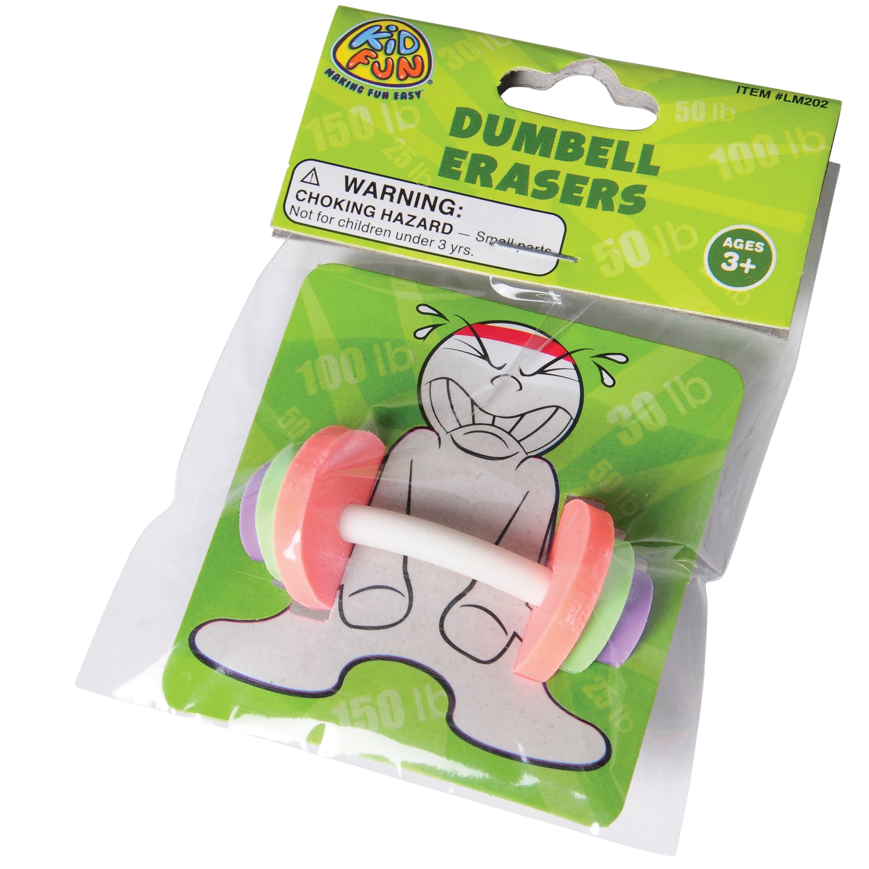 Dumbbell Erasers