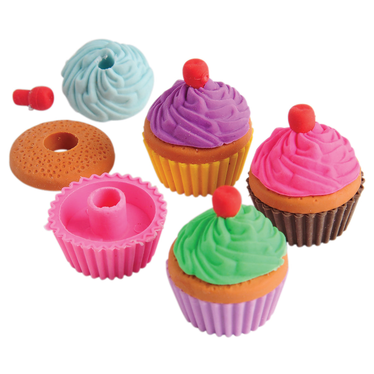 Cupcake Erasers