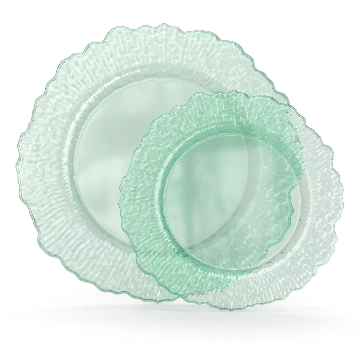7 Inch and 10 Inch Leaf Plate Combo 15|15 - Green