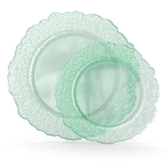 7 Inch and 10 Inch Leaf Plate Combo 15|15 - Green