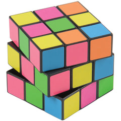 Neon Puzzle Cubes