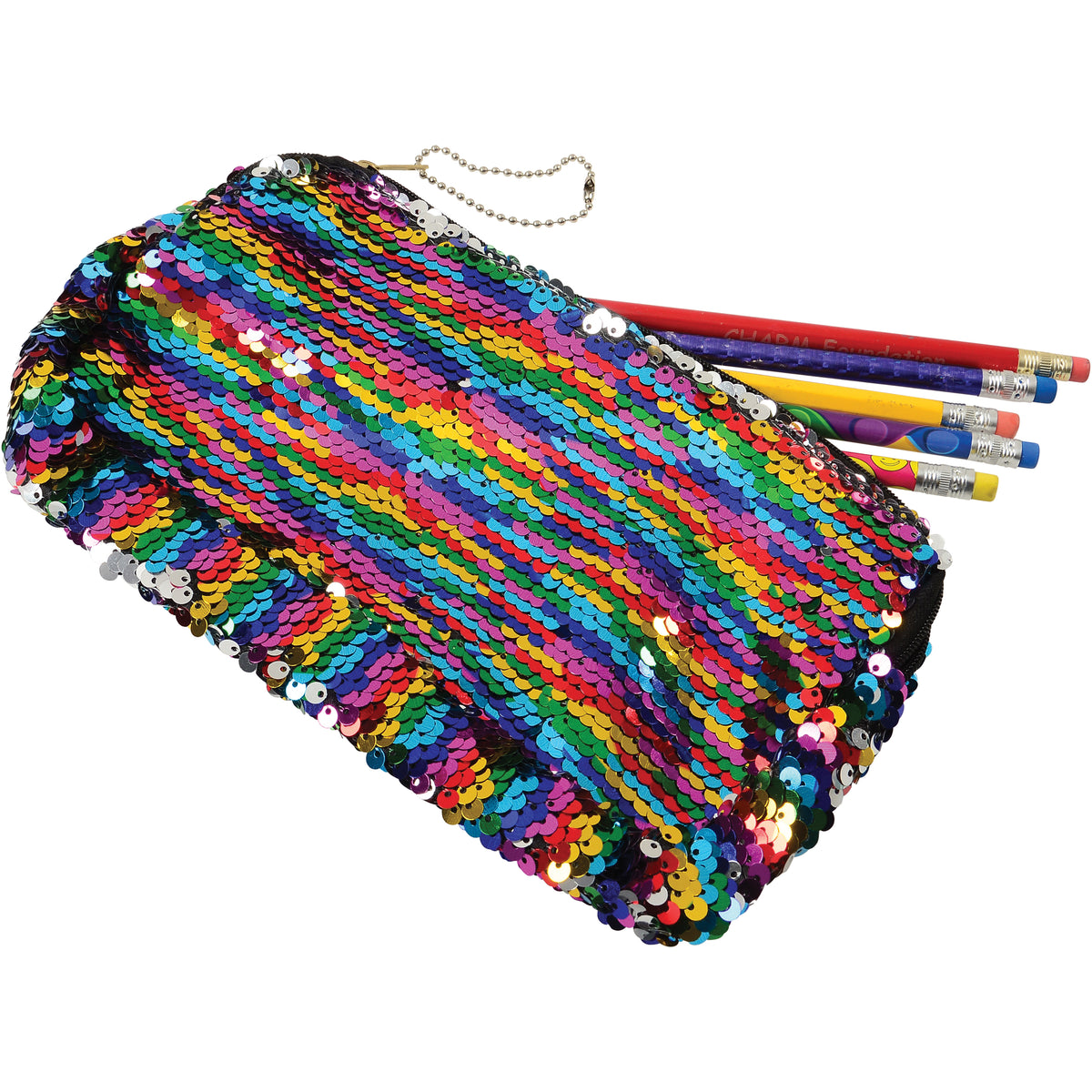 Rainbow Sequins Pencil Case