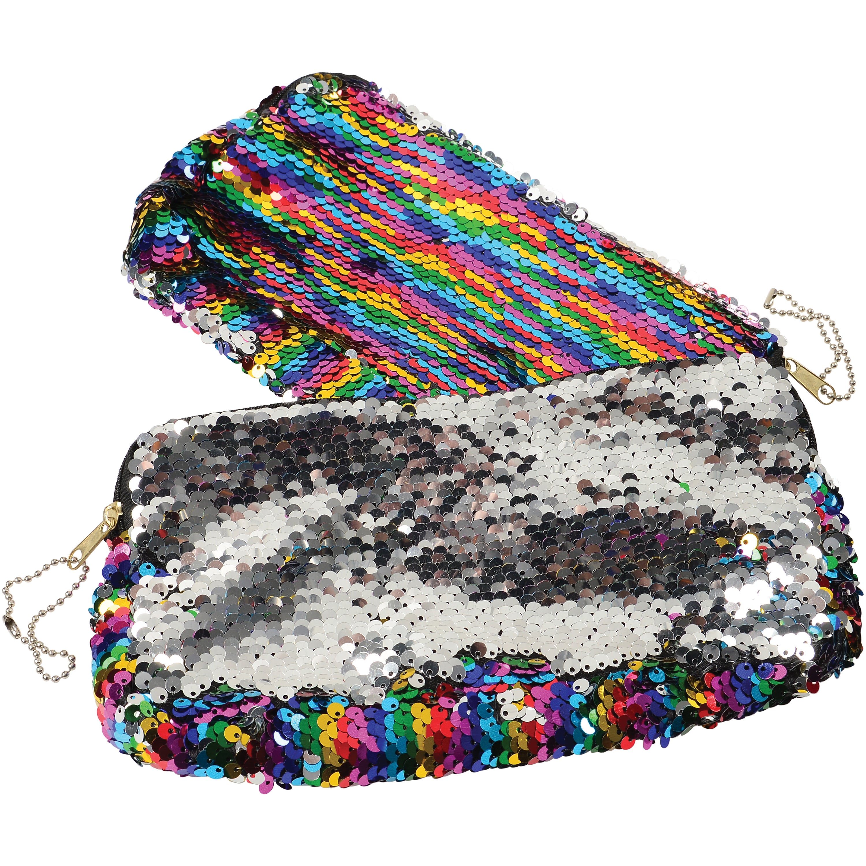 Rainbow Sequins Pencil Case