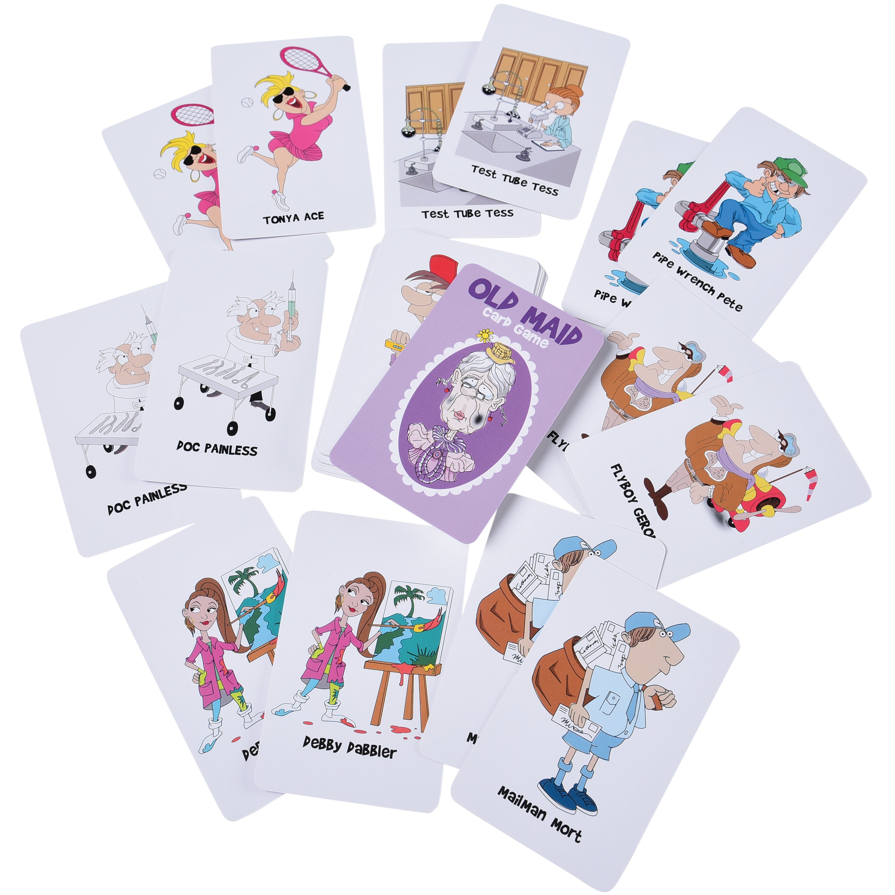 Old Maid & Hearts Value Card Games