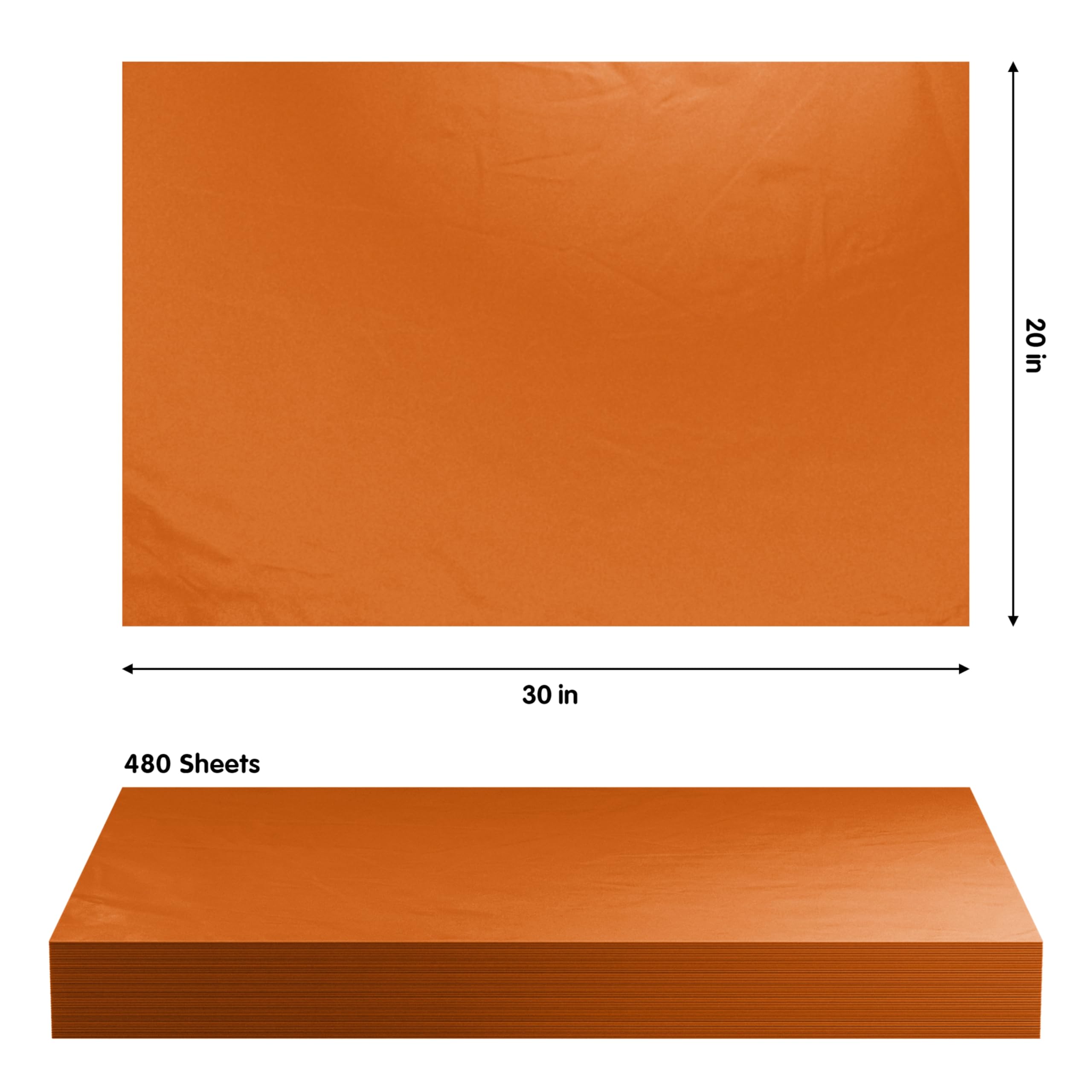 Orange Tissue Reams (480)