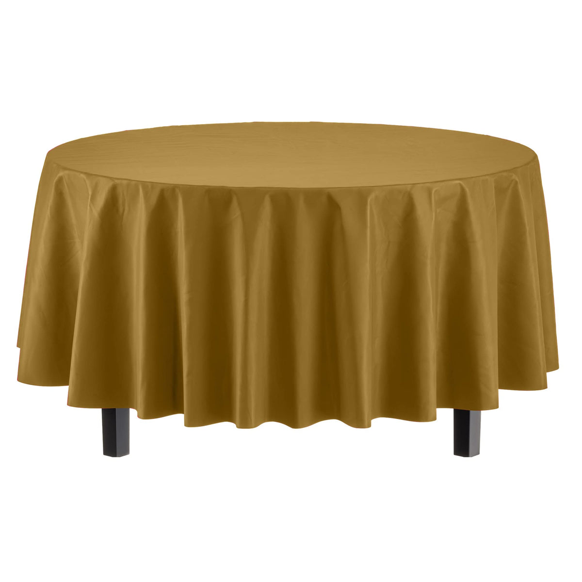 Premium Round Gold Table Cover