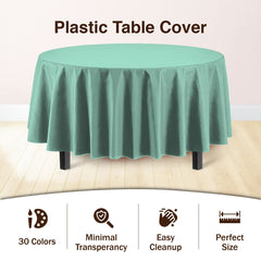 Premium Round Light Mint Table Cover