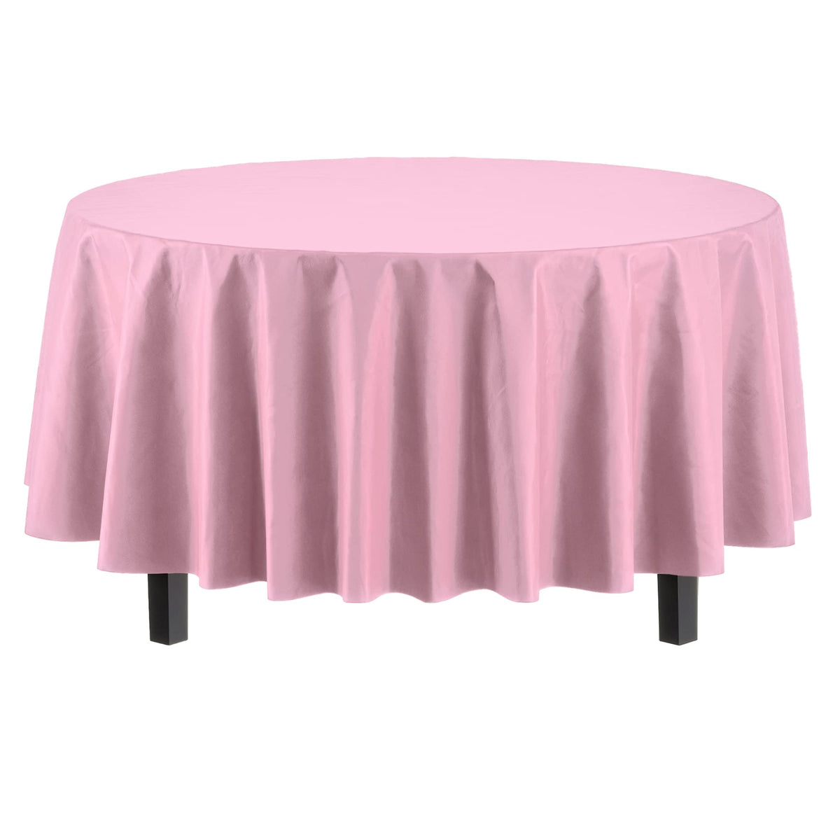 Premium Round Pink Table Cover