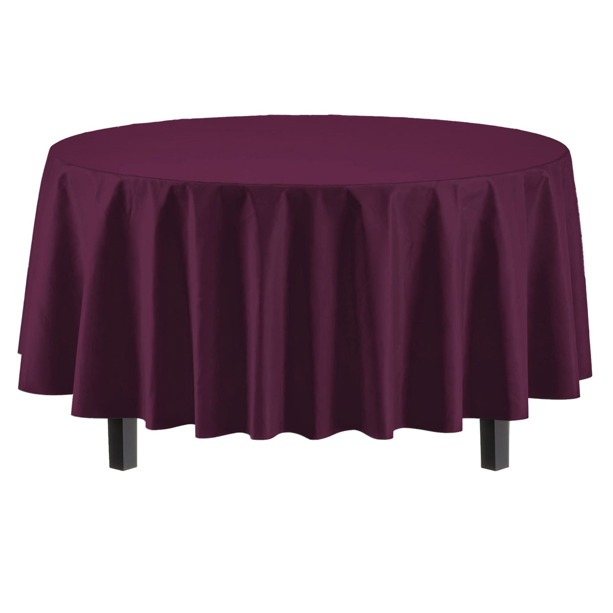 Premium Round Plum Table Cover