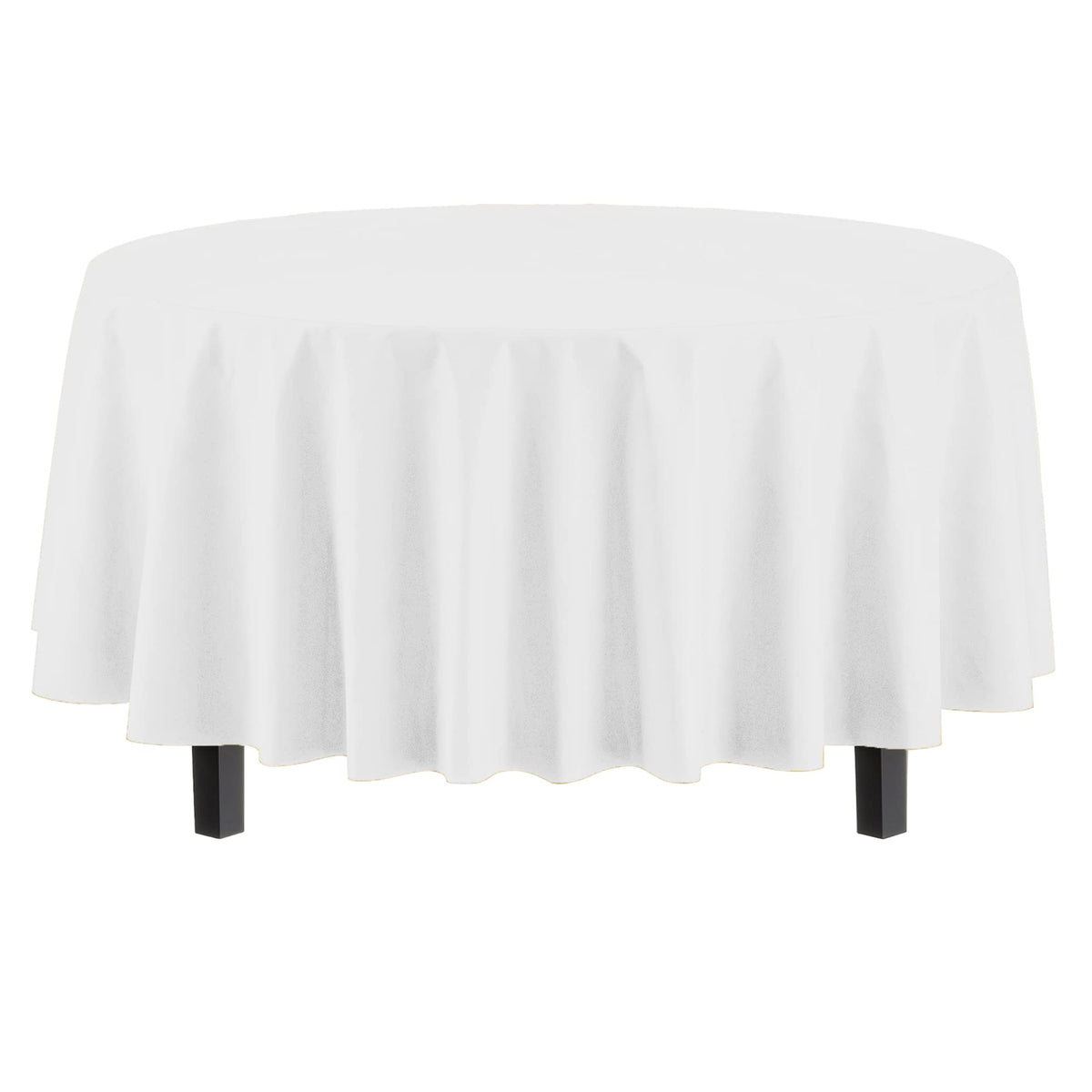 Premium Round White Table Cover