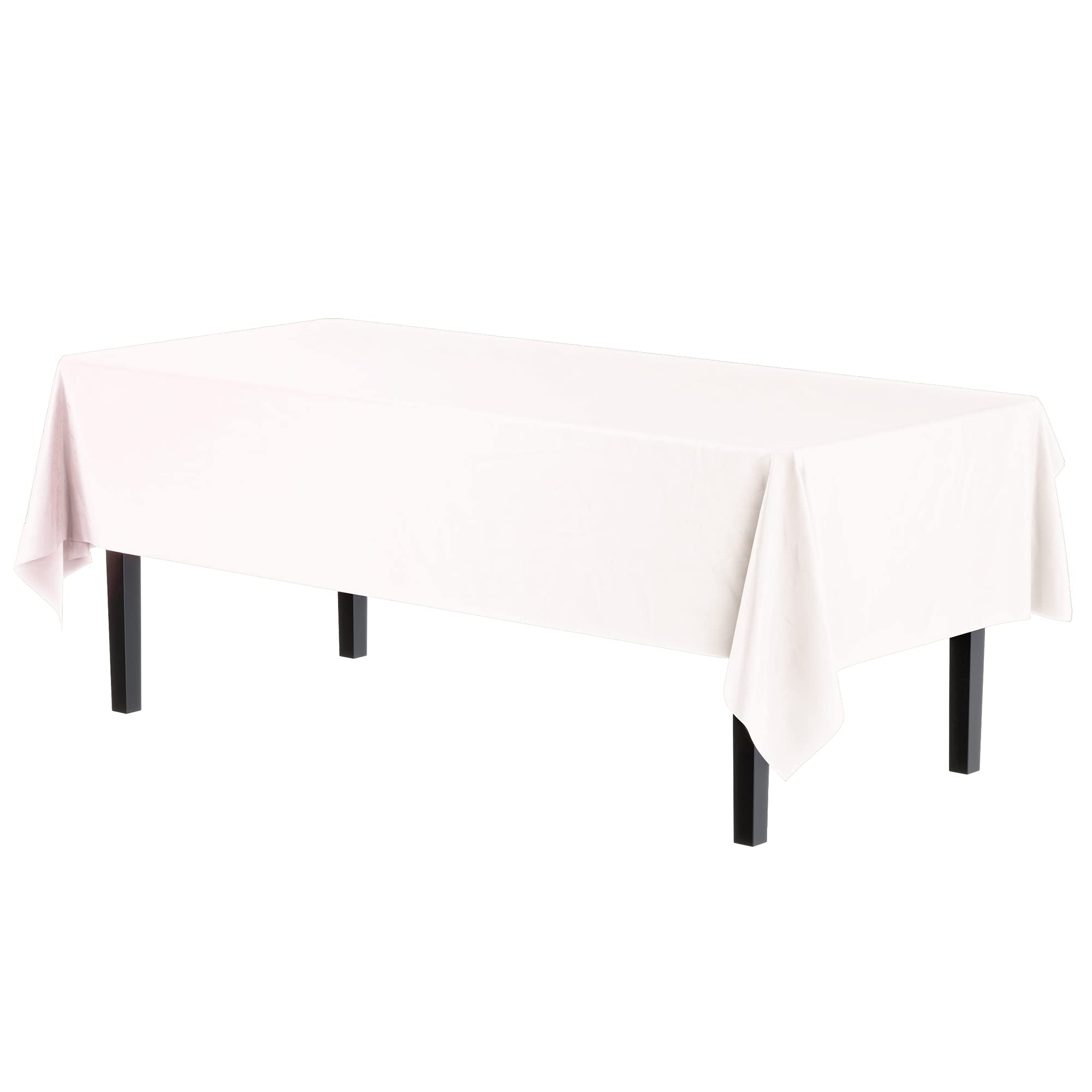 White Plastic Table Cover