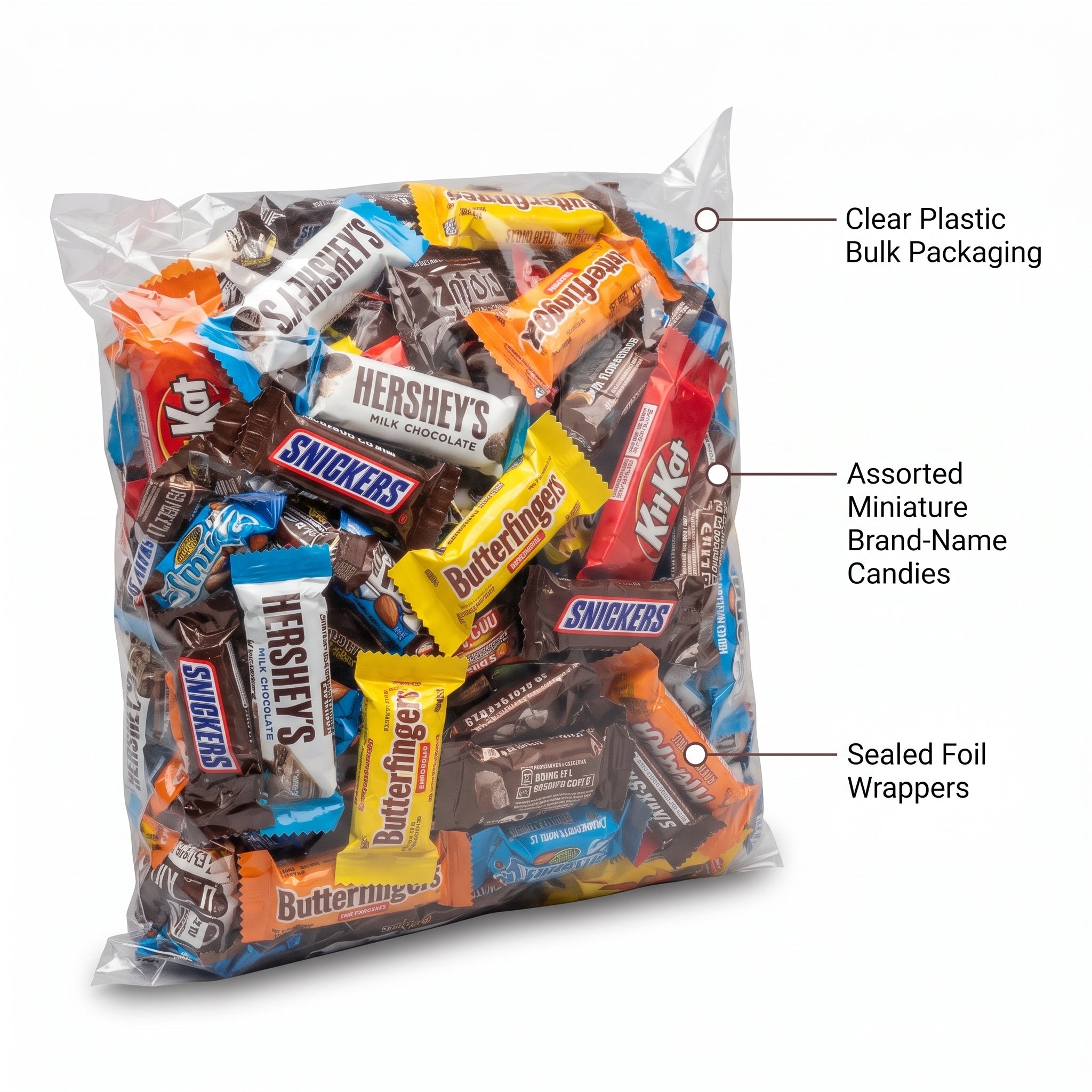 528 PCS Halloween Chocolate Candy Variety Pack | 16 lb Bulk Bag of Fun Size Candy Bars