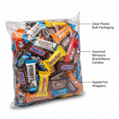 264 PCS Halloween Chocolate Candy Variety Pack | 8 lb Bulk Bag of Fun Size Candy Bars