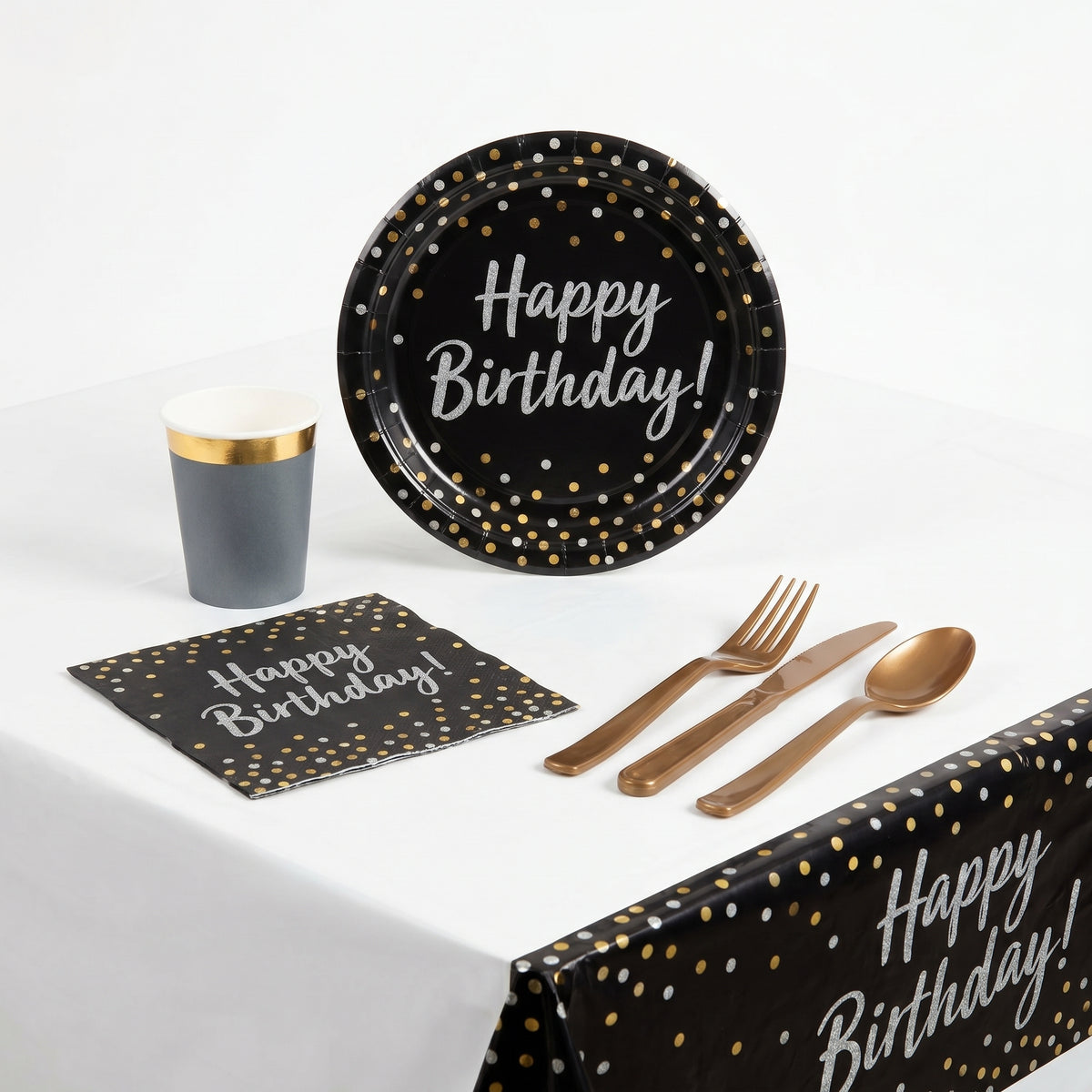 153 Pcs Birthday Elegance Party Kit - For 20 Guests