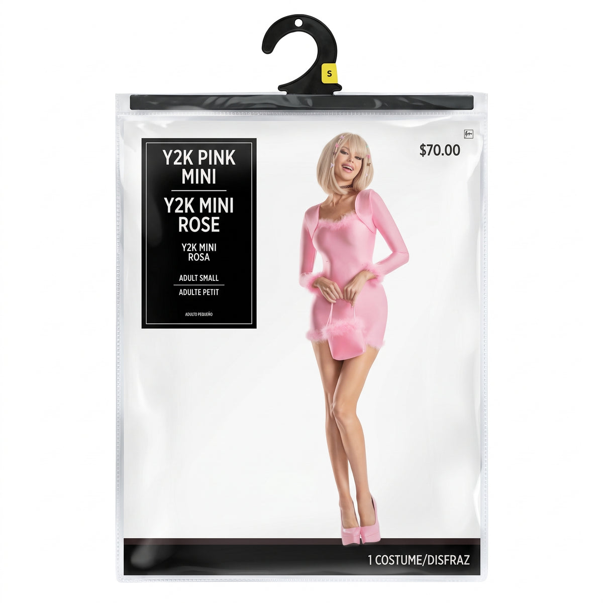 Pink Mini Y2K Costume Set