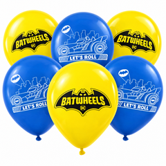 Batwheels 12" Latex Balloons for Kids' Birthday Parties