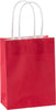 Vibrant Red Kraft Paper Gift Bag - 5 Inch