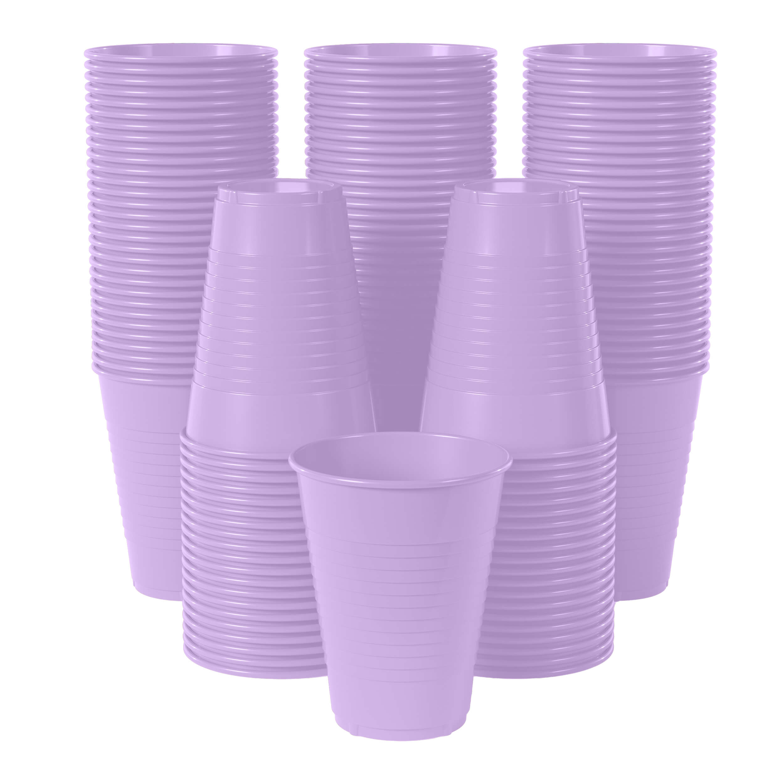 12 Oz. Lavender Plastic Cups | 16 Count