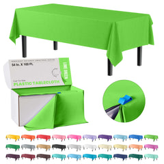 54 In. x 100 Ft. Cut To Size Table Roll | Lime Green