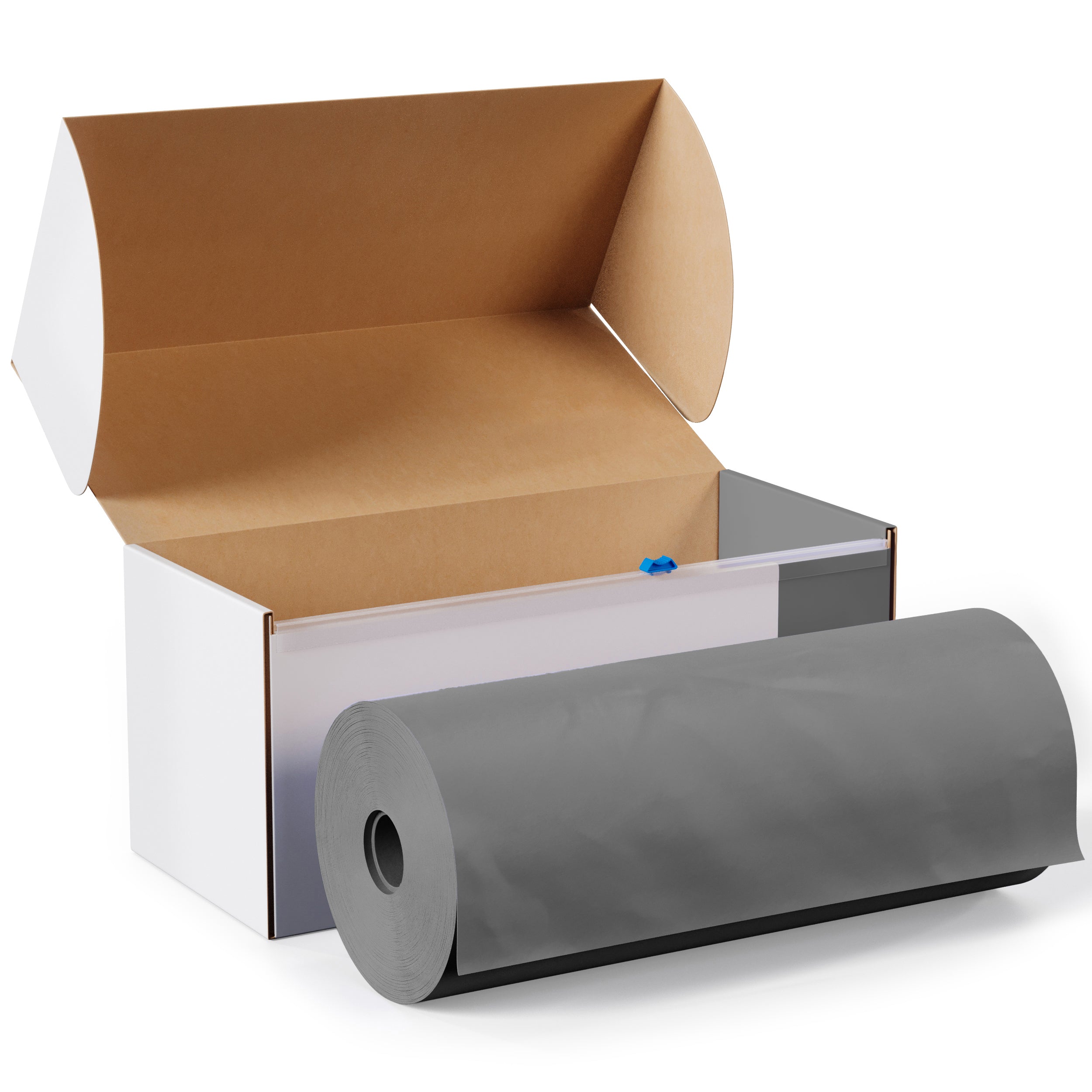 54 in. x 100 Ft. Cut To Size Table Roll  | Silver | Case of 6