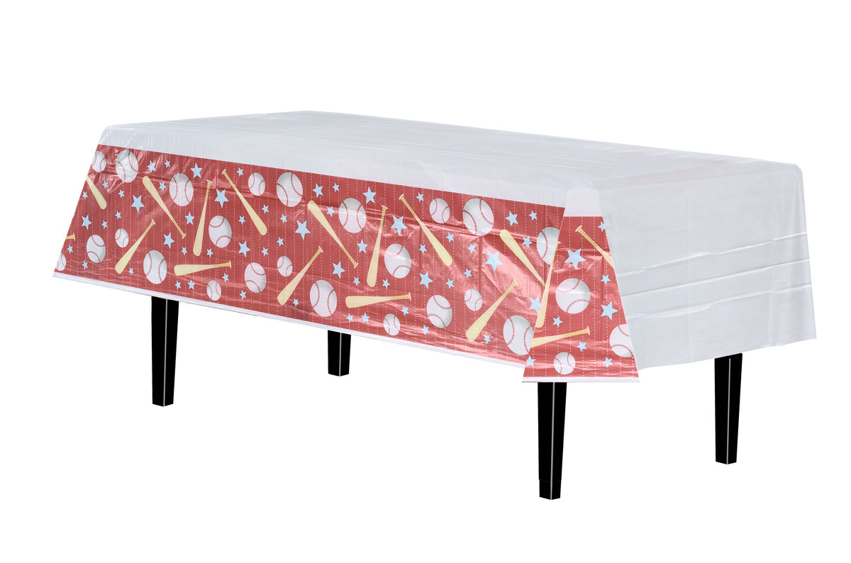 Baseball Print Table Cover