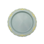 7.5 In. Robin Blue Victorian Design Plates | 20 Count