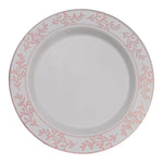 9 In. Rose Gold Leaf Premium Plates | 10 Count